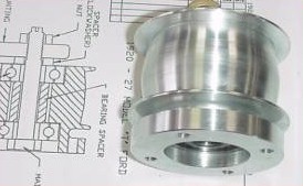 Fan Hub Ball Bearing�(Machined Aluminum)